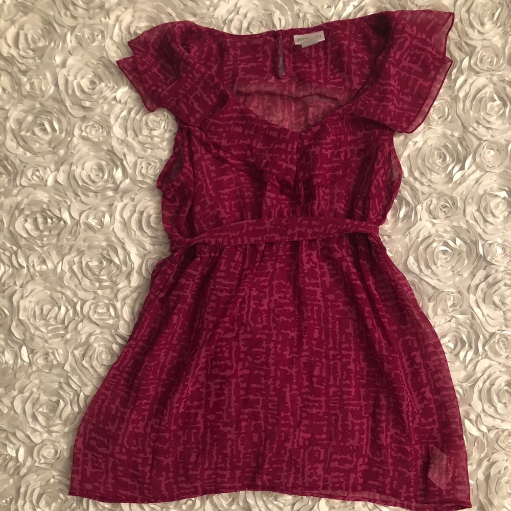 GUC Motherhood Maternity Pink Blouse size Small